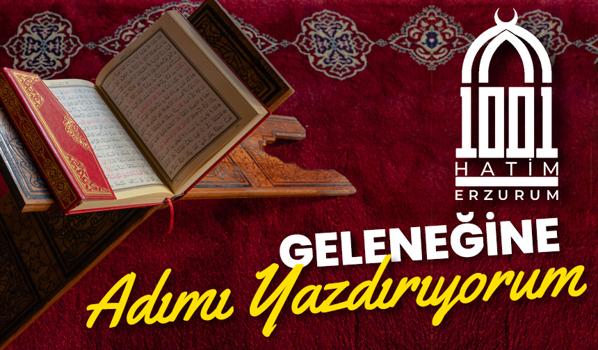 1001 Hatim geleneğine adımı yazdırıyorum
