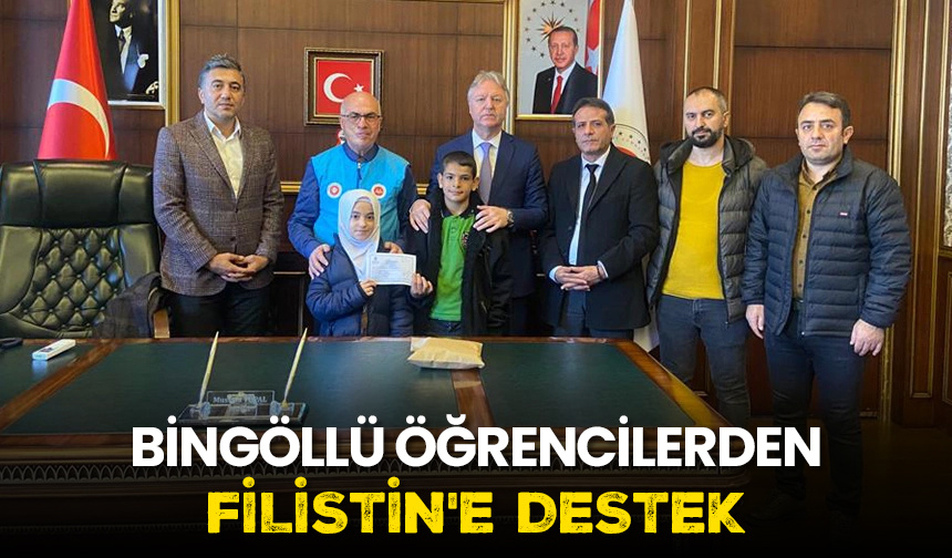 Bingöllü öğrencilerden Filistin’e destek – Diyanet Haber