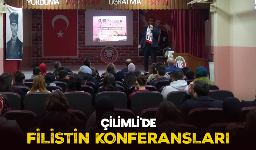 Çilimli’de Filistin konferansları – Diyanet Haber