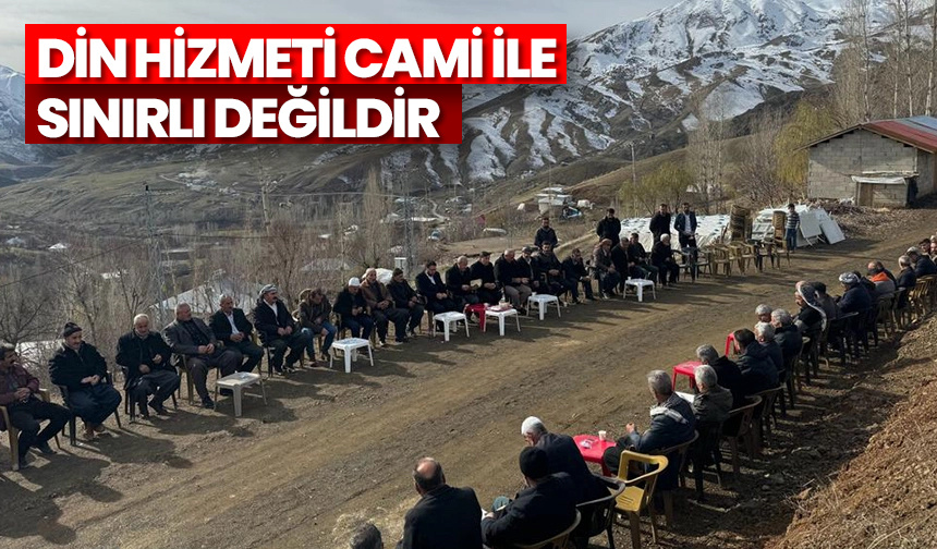 Din hizmeti cami ile sınırlı değildir