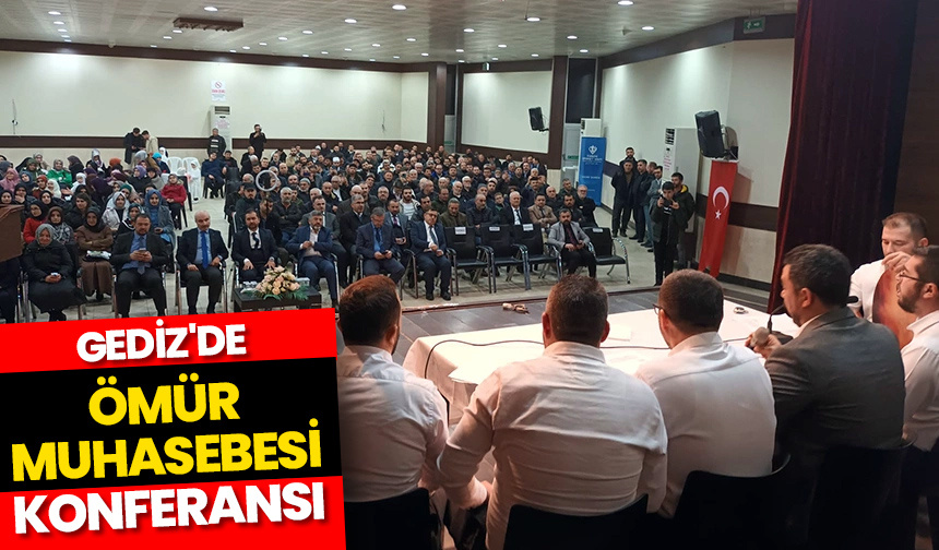 Gediz’de “Ömür Muhasebesi” konferansı – Diyanet Haber