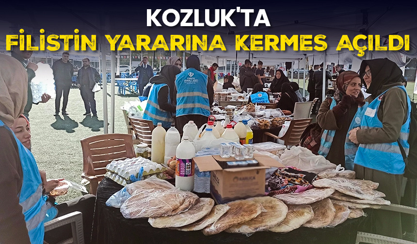 Kozluk’ta Filistin yararına kermes açıldı