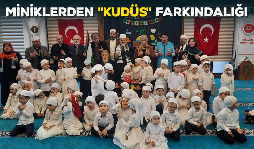 Miniklerden “Kudüs” farkındalığı – Diyanet Haber