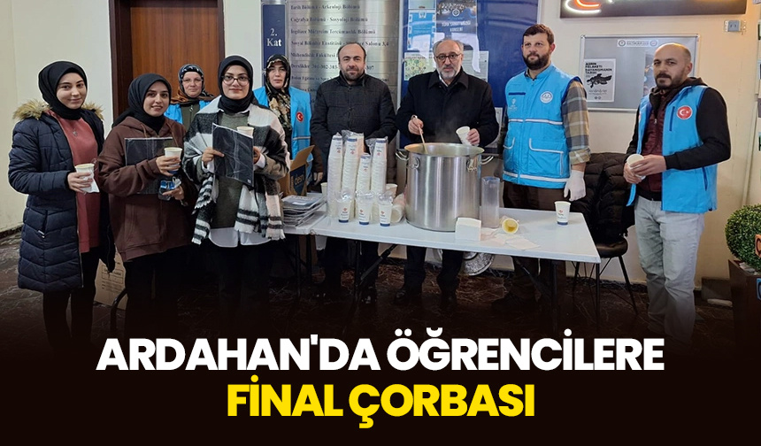 Ardahan’da öğrencilere final çorbası – Diyanet Haber