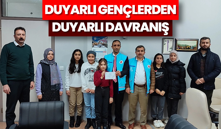 Duyarlı gençlerden duyarlı davranış – Diyanet Haber