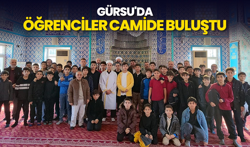 Gürsu’da öğrenciler camide buluştu – Diyanet Haber