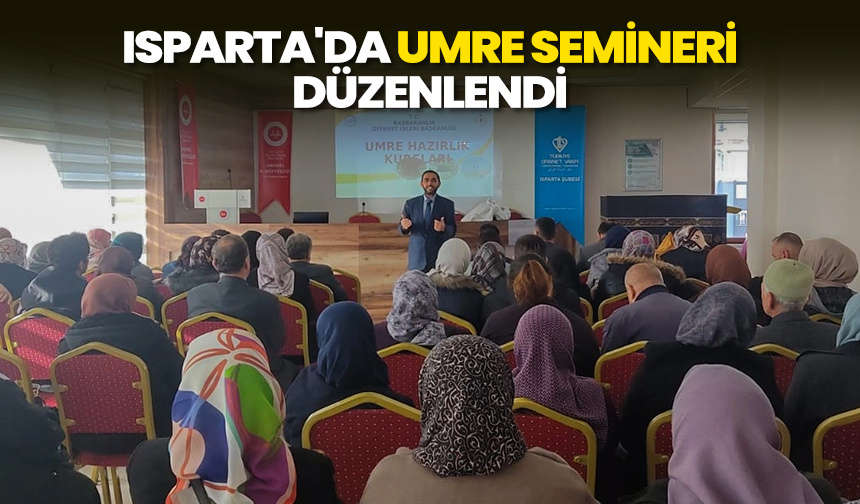 Isparta’da umre semineri düzenlendi – Diyanet Haber