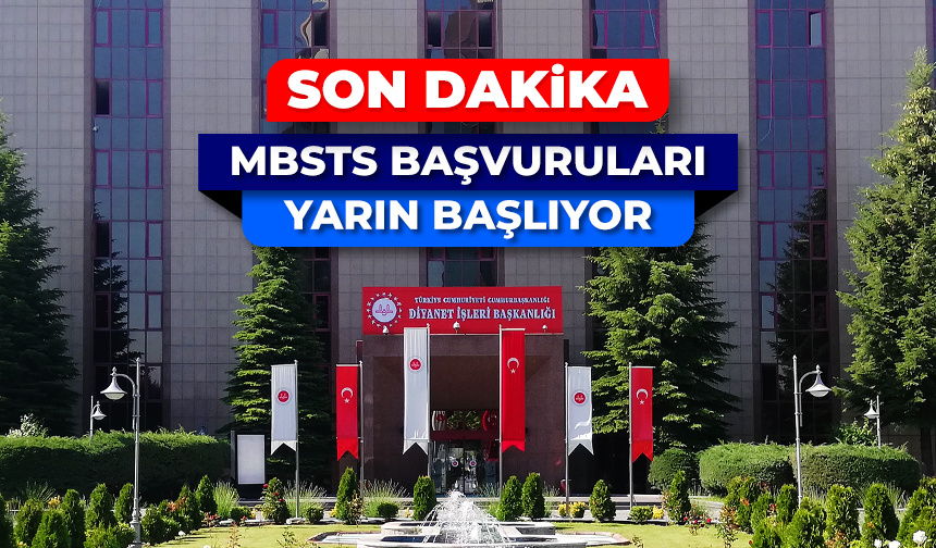 MBSTS başvuruları yarın başlıyor – Diyanet Haber