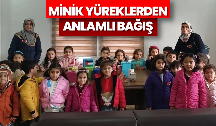 Minik yüreklerden anlamlı bağış – Diyanet Haber