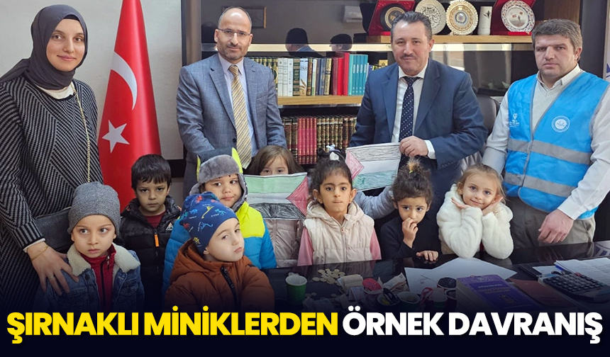 Şırnaklı miniklerden örnek davranış – Diyanet Haber
