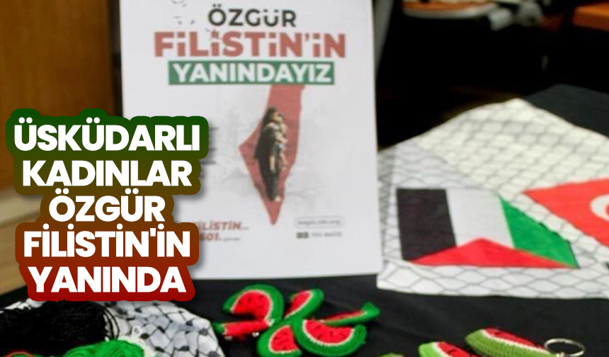 Üsküdarlı kadınlar özgür Filistin’in yanında