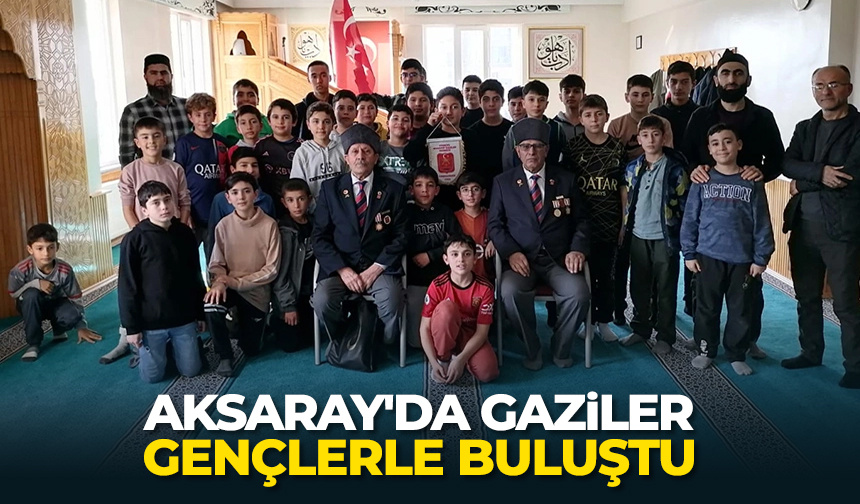 Aksaray’da gaziler, gençlerle buluştu – Diyanet Haber