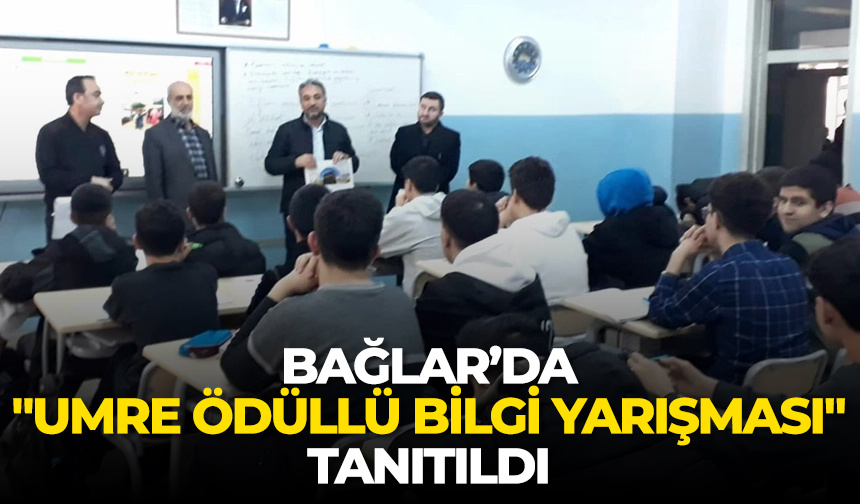 Bağlar’da “Umre Ödüllü Bilgi Yarışması” tanıtıldı