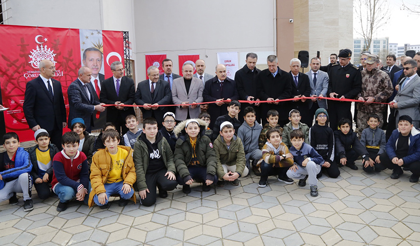 Çorum’da 15 Diyanet Gençlik Merkezi toplu törenle açıldı