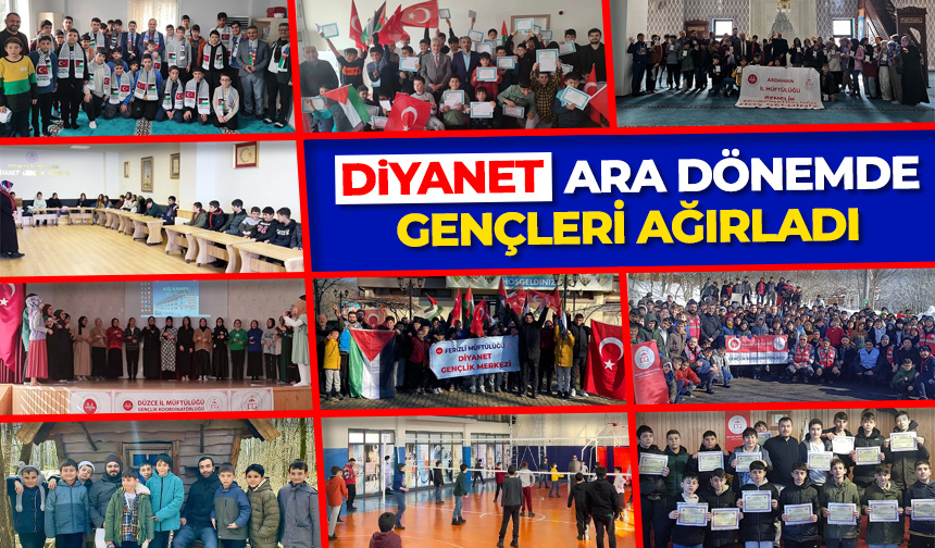 Diyanet, ara dönemde gençleri ağırladı