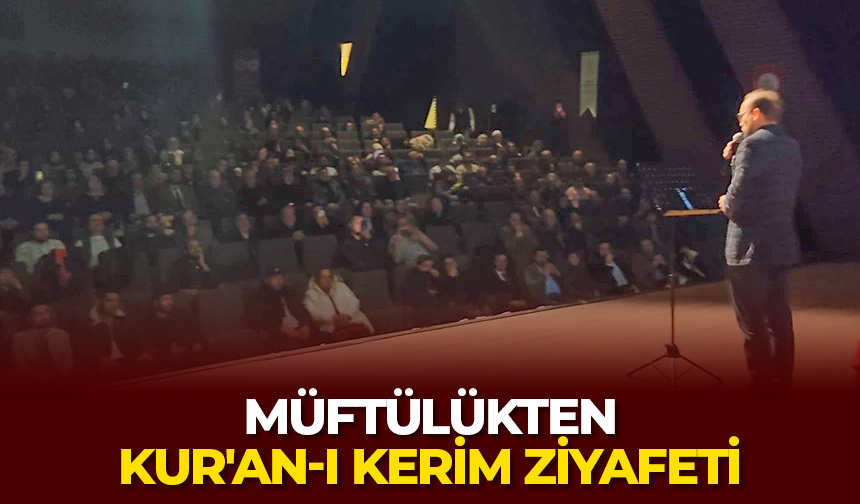 Müftülükten Kur’an-ı Kerim Ziyafeti – Diyanet Haber