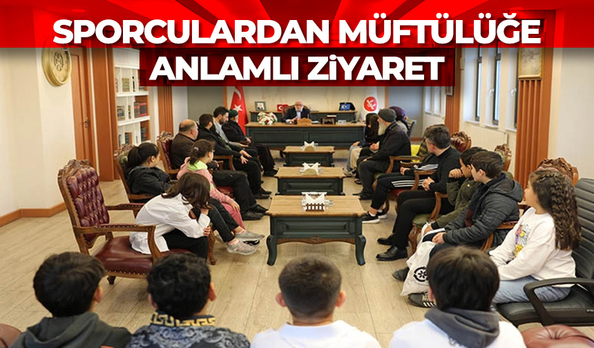 Sporculardan Müftülüğe anlamlı ziyaret – Diyanet Haber