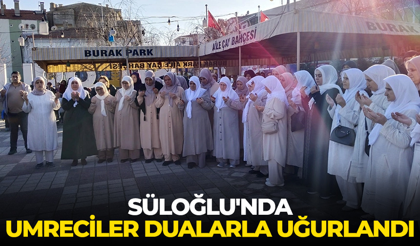 Süloğlu’nda umreciler dualarla uğurlandı – Diyanet Haber