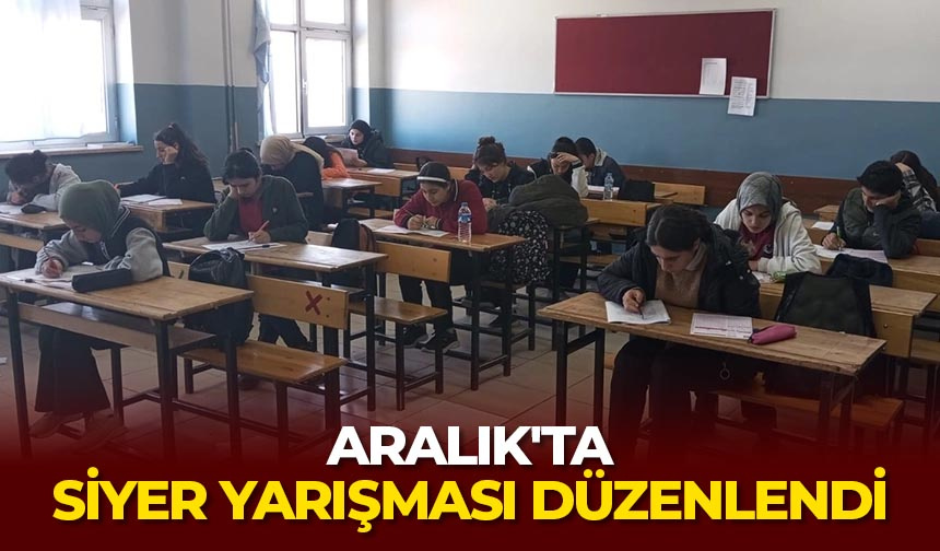 Aralık’ta siyer yarışması düzenlendi – Diyanet Haber