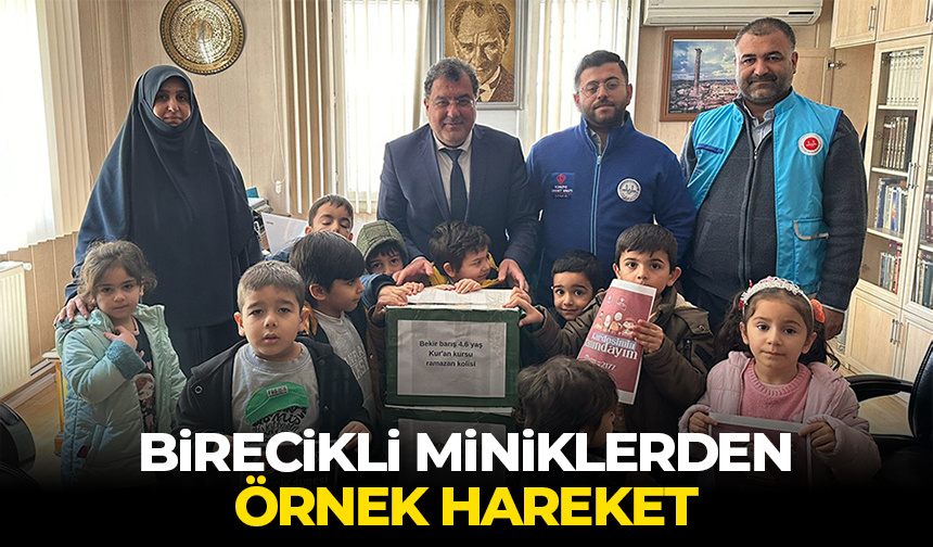 Birecikli miniklerden örnek hareket – Diyanet Haber