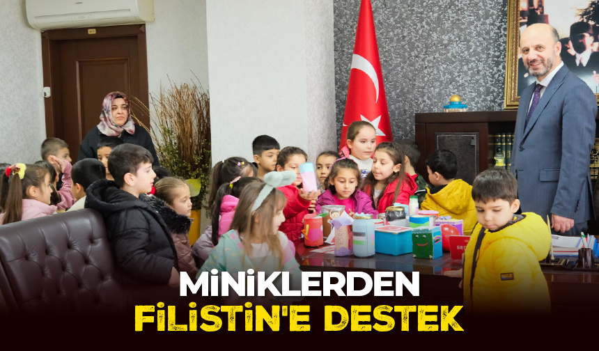 Miniklerden Filistin’e destek – Diyanet Haber