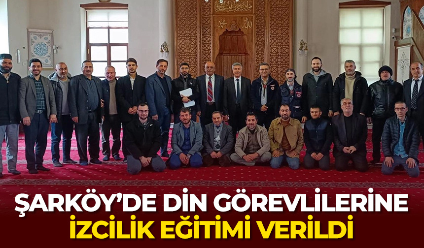 Şarköy’de din görevlilerine izcilik eğitimi verildi
