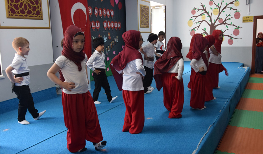 4-6 Yaş Kur’an kurslarında 23 Nisan coşkusu