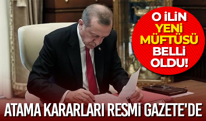 Atama kararları Resmi Gazete’de – Diyanet Haber