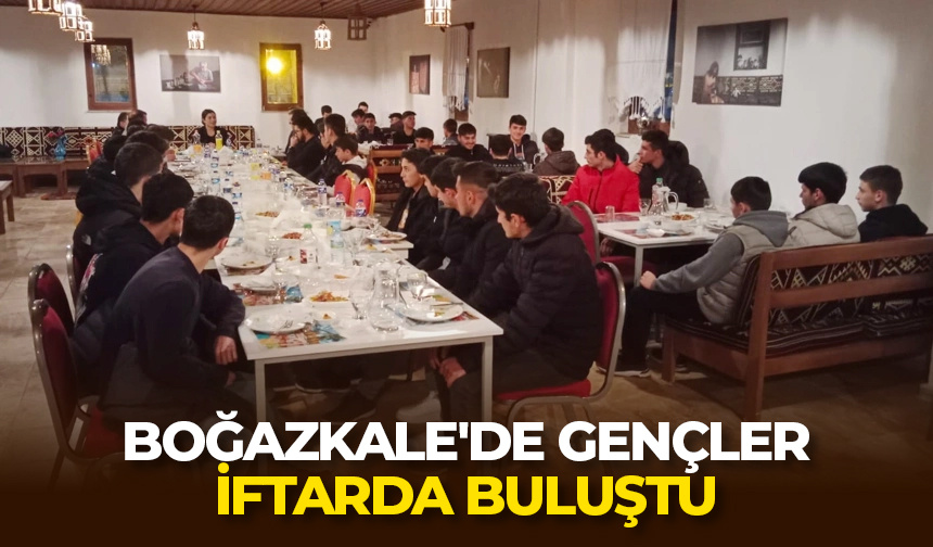 Boğazkale’de gençler iftarda buluştu – Diyanet Haber