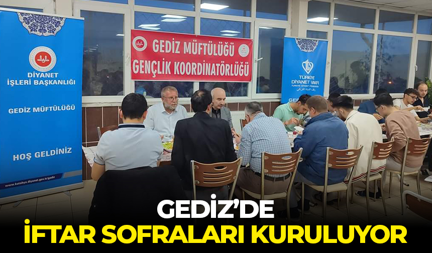 Gediz’de iftar sofraları kuruluyor – Diyanet Haber