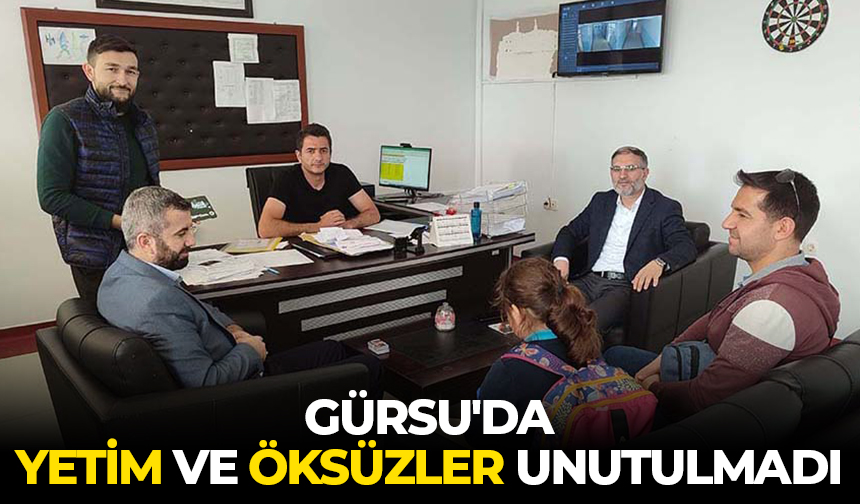 Gürsu’da yetim ve öksüzler unutulmadı