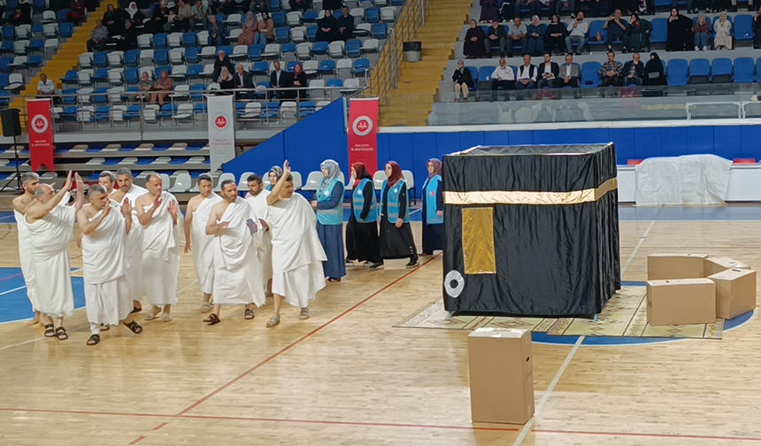 Malatya’da hacı adaylarına uygulamalı eğitim verildi