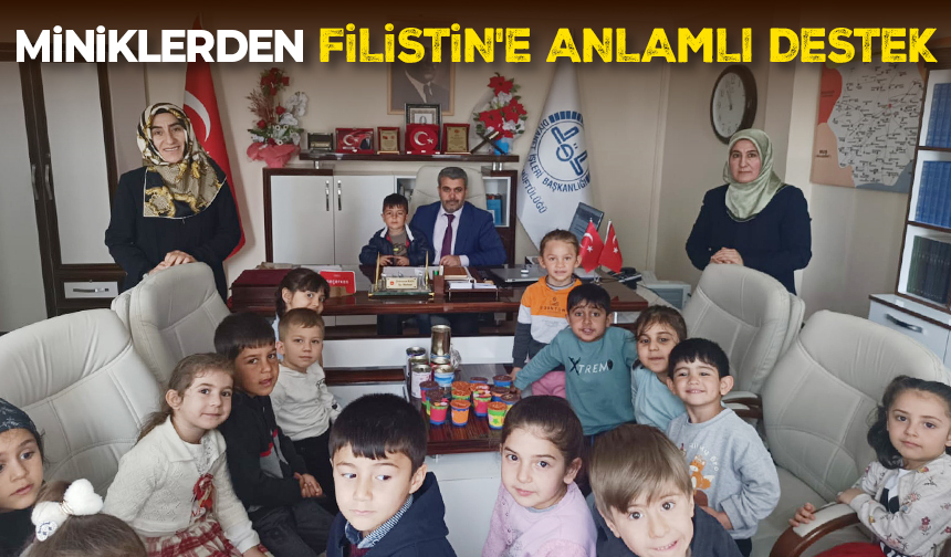 Miniklerden Filistin’e anlamlı destek – Diyanet Haber