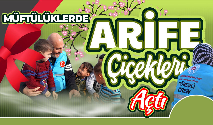 Müftülüklerde “arife çiçekleri” açtı – Diyanet Haber