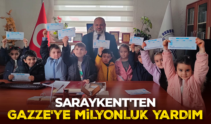 Saraykent’ten Gazze’ye milyonluk yardım – Diyanet Haber