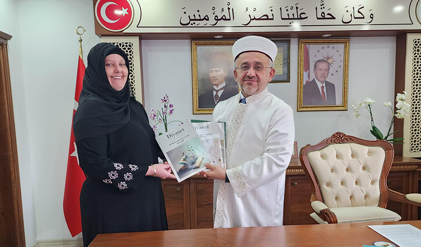ABD’li kadın Bayburt’ta Müslüman oldu