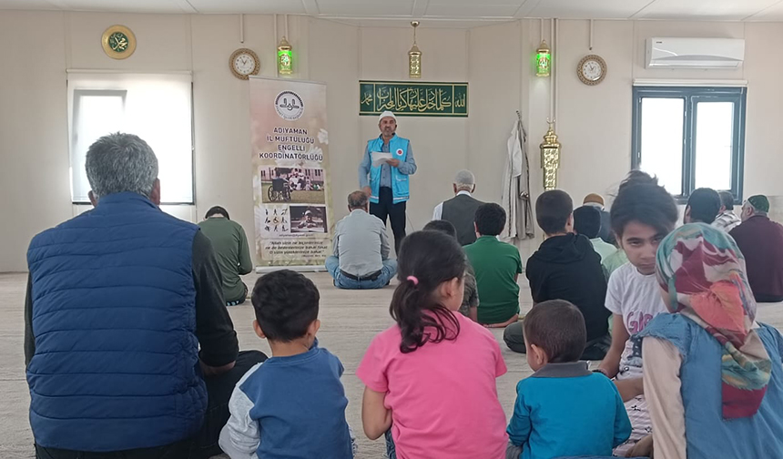 Prefabrik Mescitte engelli buluşması – Diyanet Haber