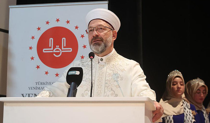 Başkan Erbaş: Kur’an-ı Kerim, yaşanmak için indirilen bir kitaptır