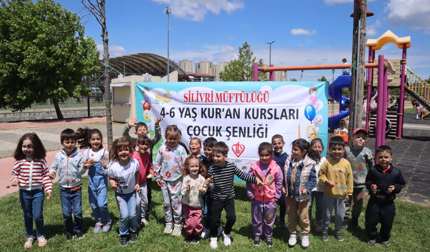 Silivri’de minikler çocuk şenliğinde eğlendi
