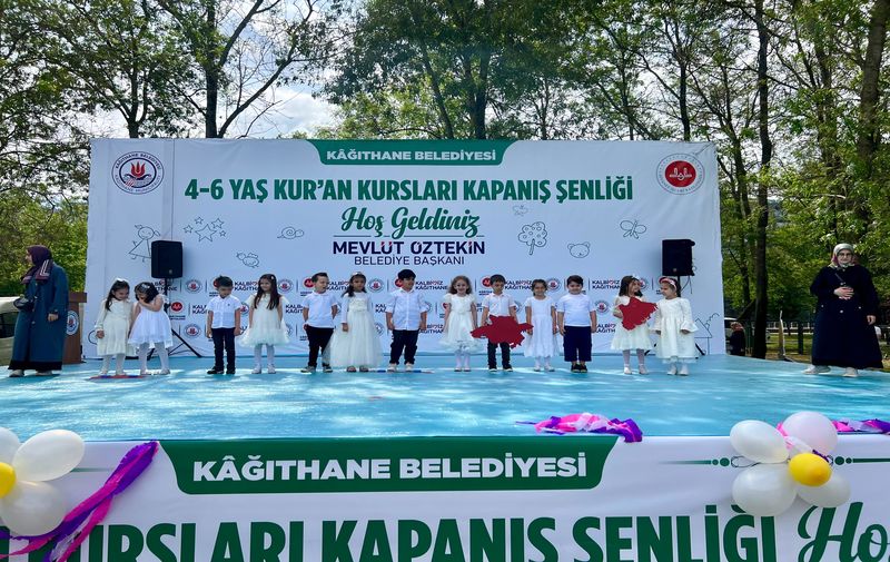 Kağıthane’de 4-6 Yaş Kur’an Kursları yılsonu programı gerçekleşti