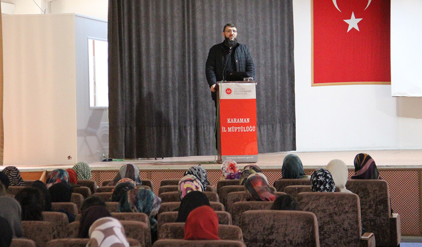 Karaman’da “Savaş, Göç ve Aile” konulu konferans düzenlendi
