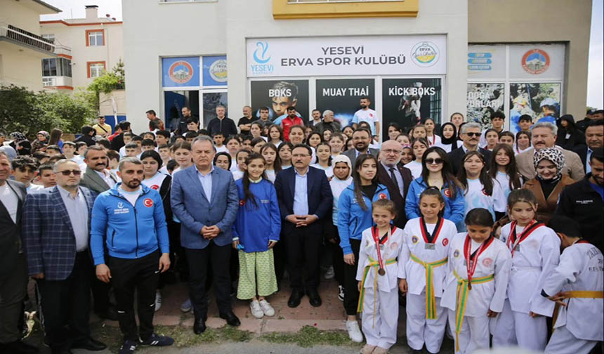 Yesevi ERVA Spor Kulübü açıldı