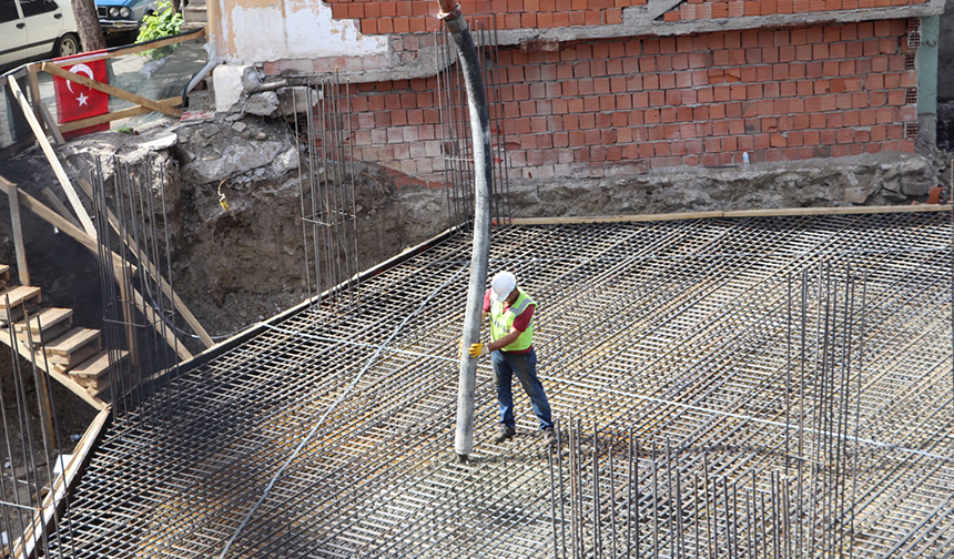 Akıncılar Merkez Camii’nin temeli dualarla atıldı