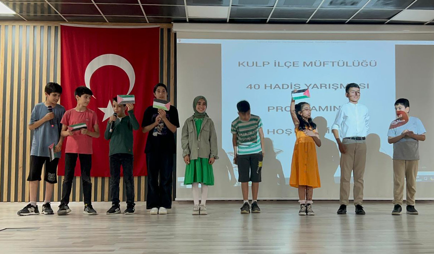 Kulp’ta “Hadis Ezberleme Yarışması” yapıldı