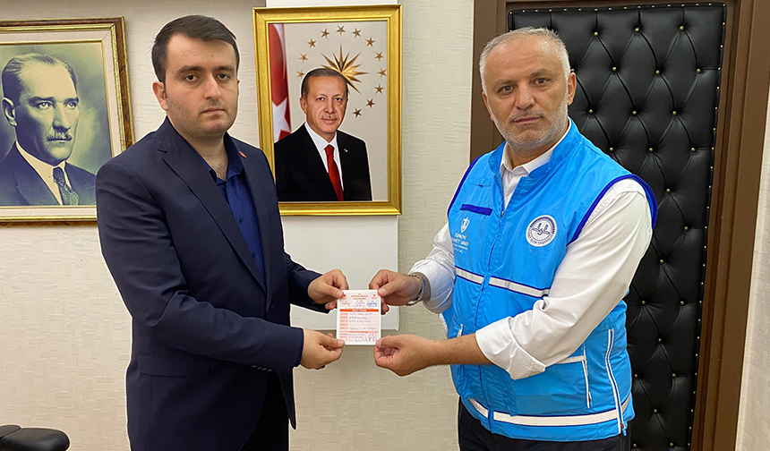 Süloğlu Kaymakamı Uşen’den TDV’ye destek