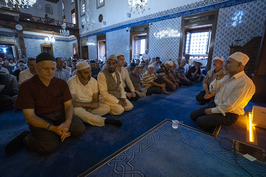 Hacı Bayram Veli Camii’nde 15 Temmuz şehitleri için mevlid okutuldu
