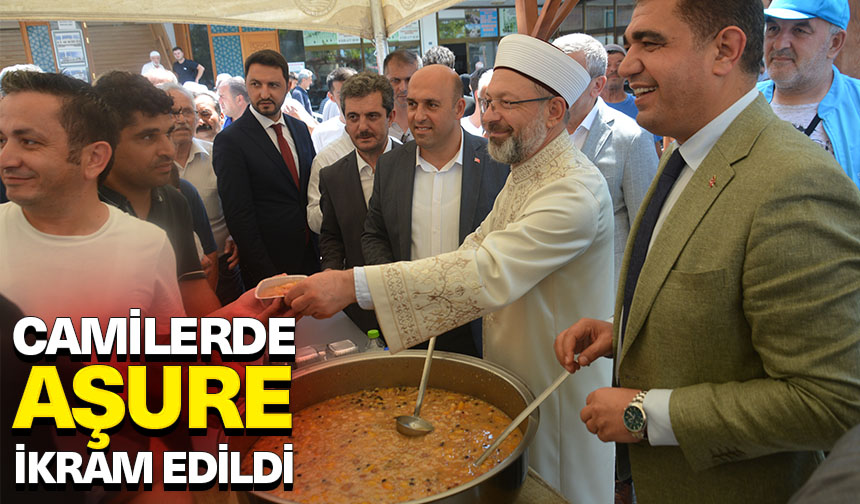 Camilerde aşure ikram edildi – Diyanet Haber