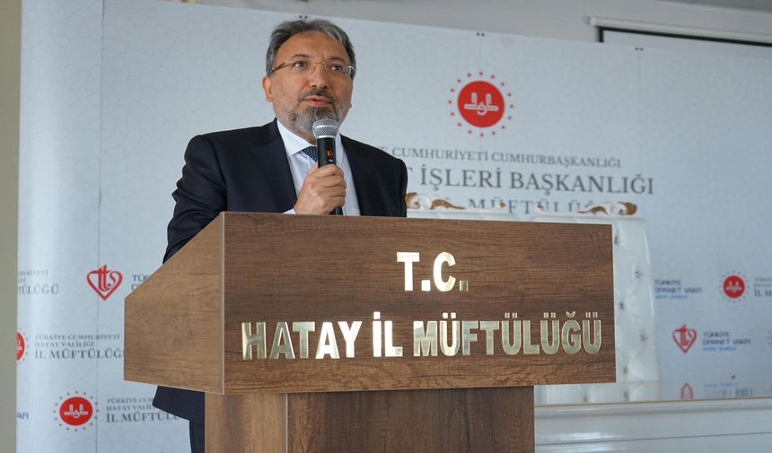 Prof. Dr. Arpaguş: Diyanet personeli çok ulvi bir görevi ifa etti