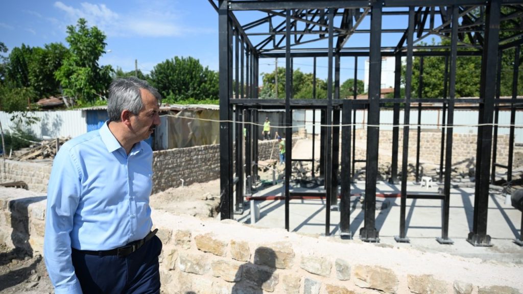 Edirne’de Şeyh Şüceaddin Camii’nin onarımı sürüyor