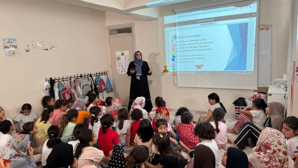 Suruç’ta Yaz Kur’an Kursu öğrencileri bilgilendirildi
